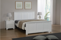 Mali King Size Bed 5ft - White