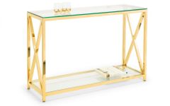 Miami Console Table - Gold