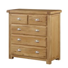 Newbridge 3+2 Drawer Chest - Oak