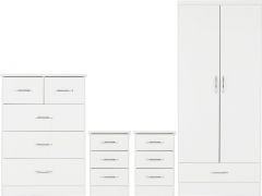 Nevada Trio Set - White High Gloss