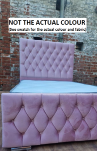 Panther Chester Single Bed 3ft - Marble Turquoise