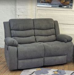 Roman Fabric 2 Seater Sofa - Opulence