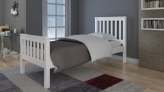 Rio Single Bed 3ft - White