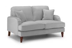 Rupert Plush 2 Seater Sofa - Grey