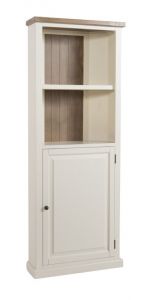 Santorini Corner Display Unit - Stone/Ash