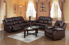 Carlino Recliner Full Bonded Leather 1 Seater - Brown