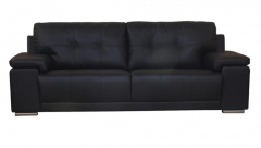 Ranee Bonded Leather 3 Seater - Brown