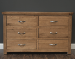 Manhattan - Chest - 6 Drawer - Oak