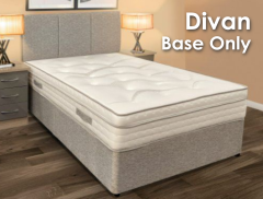Sophie Divan Base Small Double 4ft- Grey