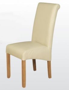 Sophie Dining Chair - Oak/Cream