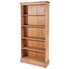 Tall Bookcase Cotswold - Waxed Pine