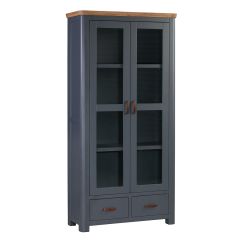 Treviso Display Cabinet - Midnight Blue