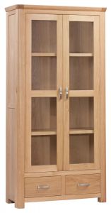 Treviso Display Cabinet - Oak