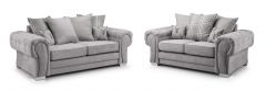 Verona SCATTER BACK Fabric Suite 3+2 - Light Grey