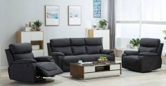 Violet Fabric Suite 3+R+R - Dark Grey ASH