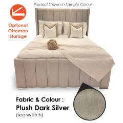 Zaragoza Plush Dark Silver