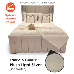 Zaragoza Plush Light Silver