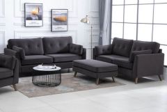 Zurich Fabric Suite 3+2 - Elephant Grey