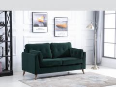 Zurich Fabric 2 Seater - Green