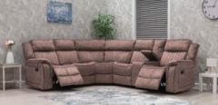 Gresham Fabric Corner Sofa 2C2 with Console - Sand
