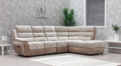 Durban RHF Chaise Corner Sofa Set - Bone/Bisque