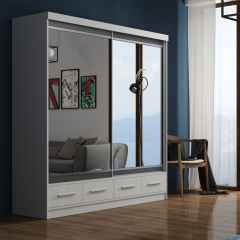 Margot Sliding Wardrobe 2m - White