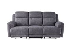 Benson Fabric Manual Recliner 3+2 Sofa - Grey