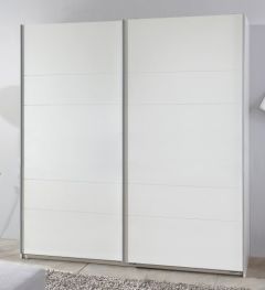 Chess Sliding Wardrobe 1.8m - White 