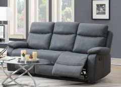 Bristol 3 Seater Recliner Sofa - Grey