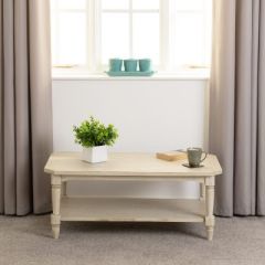 Chantilly Coffee Table - Antique White
