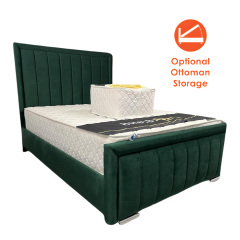 Vienna Lined Plush Grey - 4'6ft - Standard