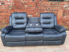 Firenze Recliner 3 Seater - Grey