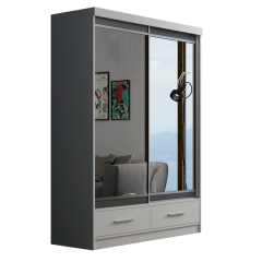 Margot Sliding Wardrobe 1.5m - White