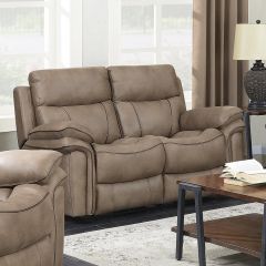 Richmond Fabric Recliner 2 Seater Sofa - Sahara