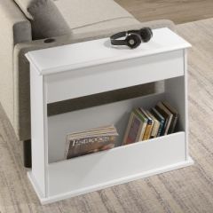 STRATFORD SOFA END TABLE - WHITE