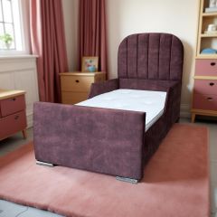 Bella Kids Bed - Burgundy 