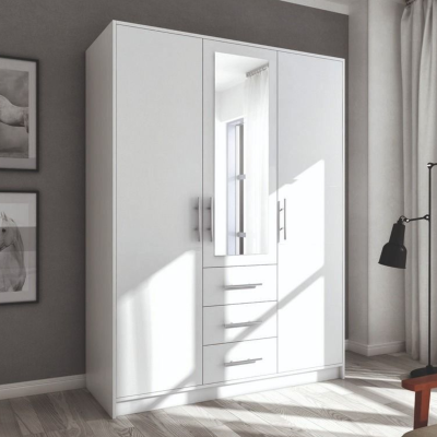 Bali 3 Door Robe Standard 1.5m - White