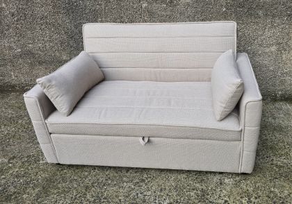 Celia Fabric Sofa Bed - Light Grey