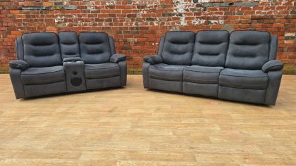 Firenze Recliner Suite 3+2 - Grey