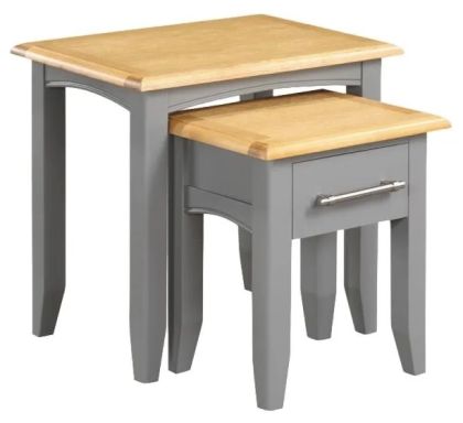Rossmore Grey Nest of 2 Tables