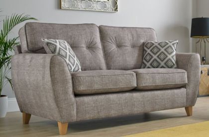 Maya Fabric 3 Seater Sofa