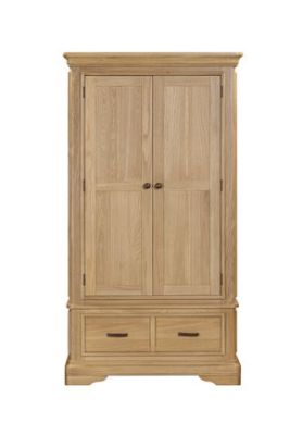 Oslo 2 Door 2 Drawer 1m Wardrobe - Oak