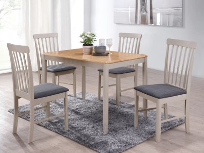 Altona 1x4 Dining Set - 4 Chairs