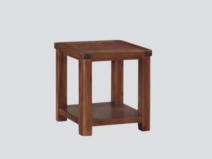 Andorra End Table - Dark Acacia