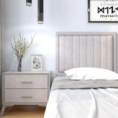 Annabel Fabric Wall Mounted Headboard - Grey