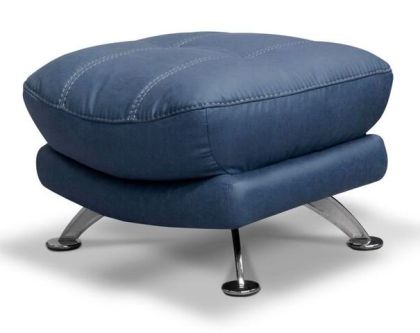 Axis Occasional Footstool - Denim