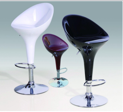 Bar Stool Model 2 (SOLD IN PAIRS) -  Black