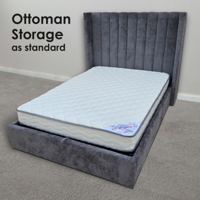 Baronet Ottoman Bed - Grey