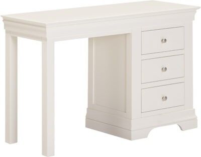 Bordeaux 3 Drawer Dressing Table - Ivory 