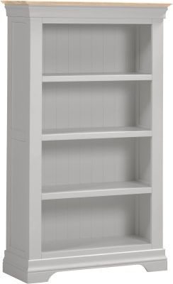 Bordeaux Bookcase - Pebble Grey/Oak